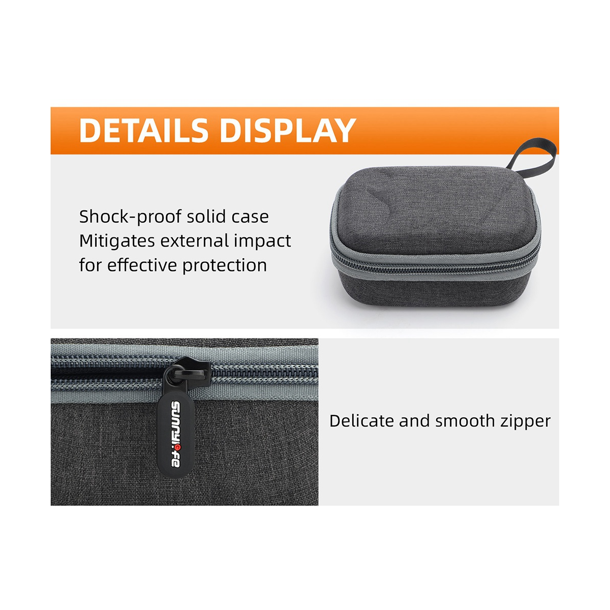 SUNNYLIFE is Suitable for DJI Mic Storage Bag, Wireless Microphone, Portable Protective Case