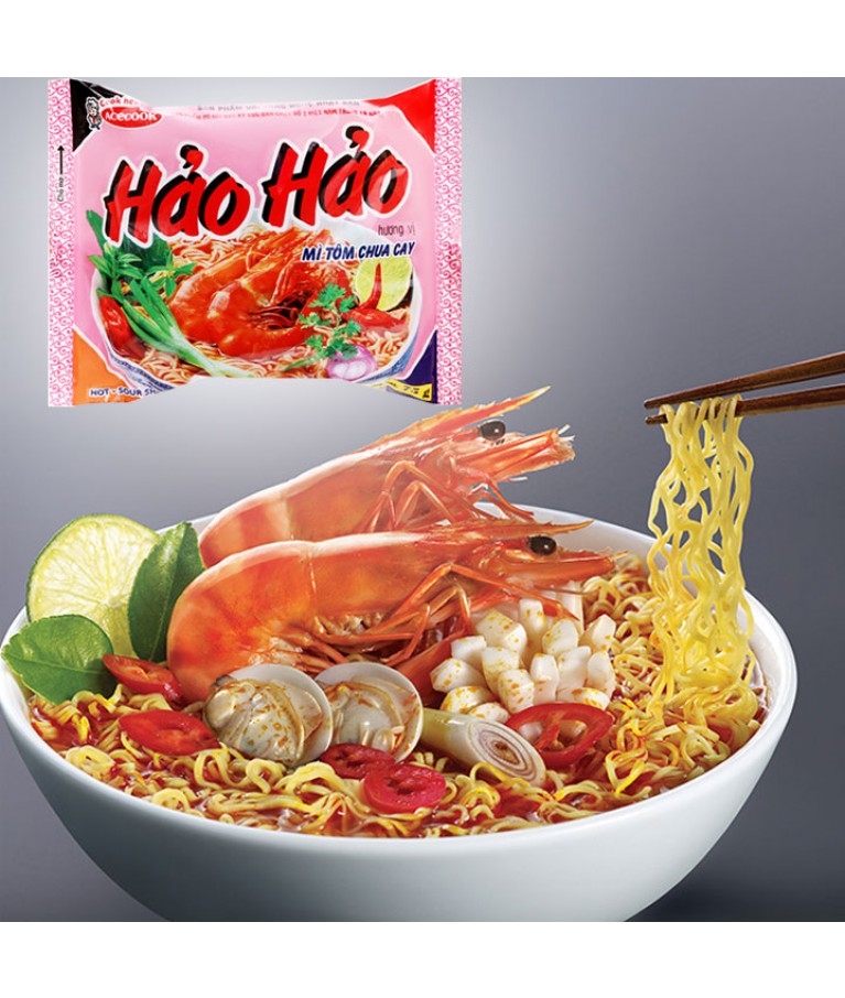 Thùng Mì Hảo Hảo vị tôm chua cay gói 75g