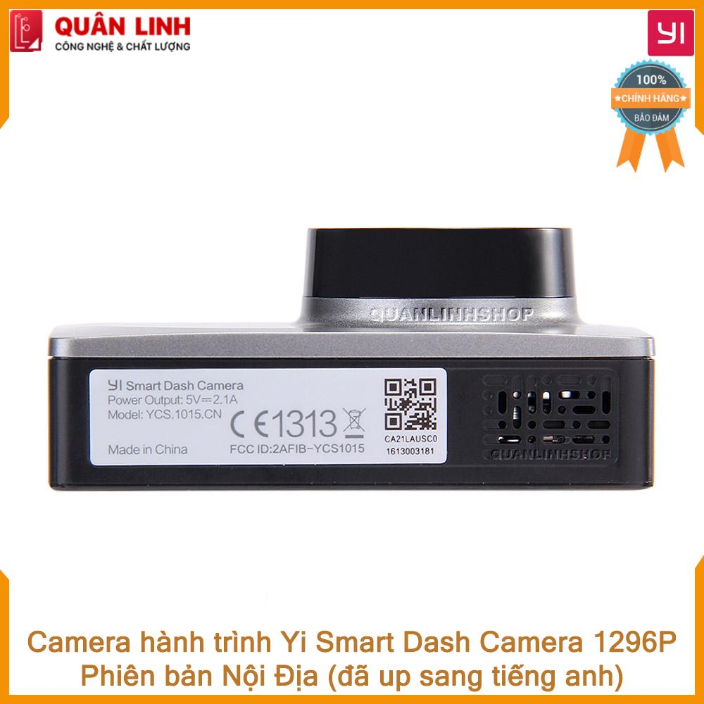 Camera hành trình YI Smart Dash Camera 1296p (có tiếng anh)