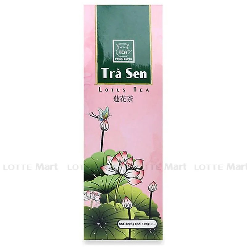 Trà xanh lài/sen hộp giấy phúc long 100g 12001