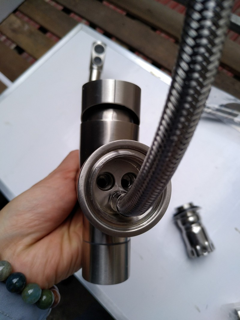Vòi rửa bát 3 đường nước INOX 304
