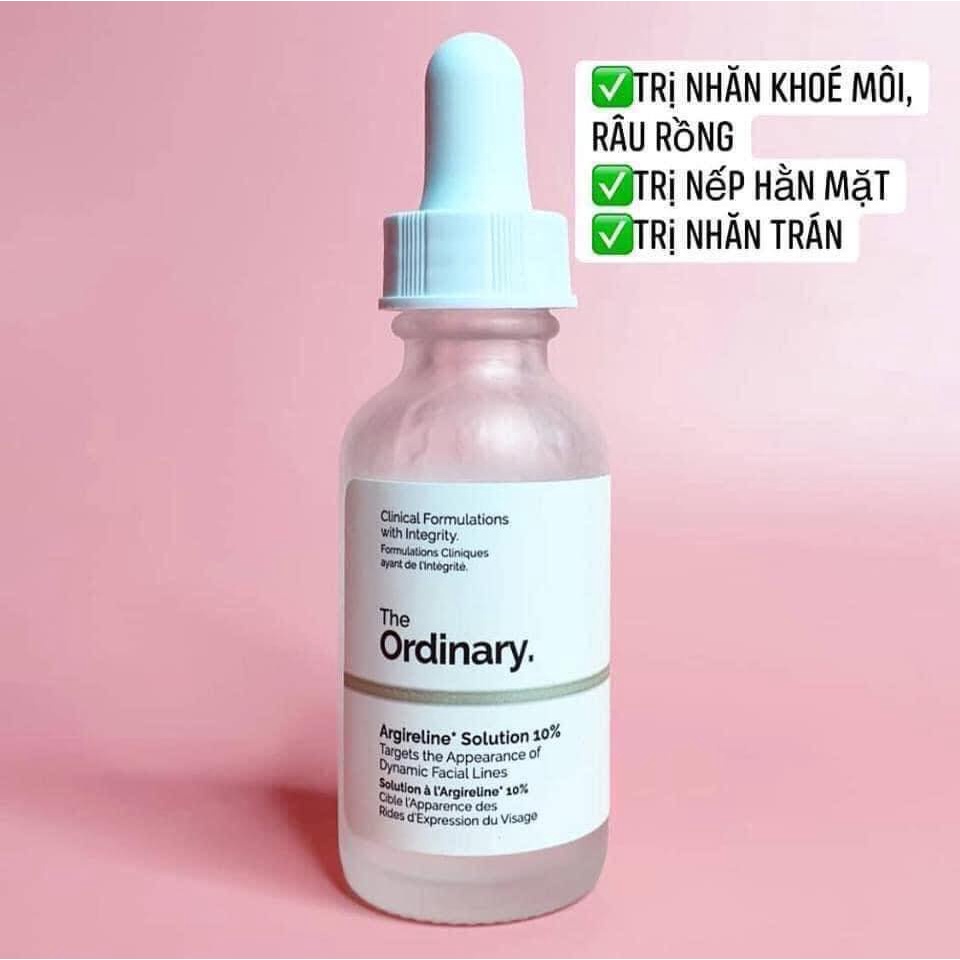 Serum Căng Da, Xóa Mờ Nếp Nhăn The Ordinary Argireline Solution 10% 30ml[BII SEPHORA]