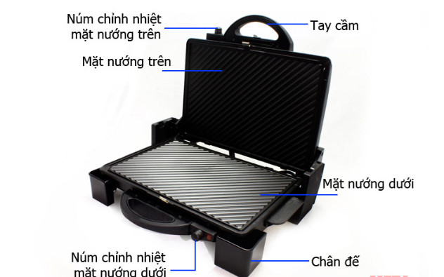 (Comes with a glove) tichrome ts965 multi-function bread clamp-180 degree pan baking all food, temperature control, authentic 1 year warranty