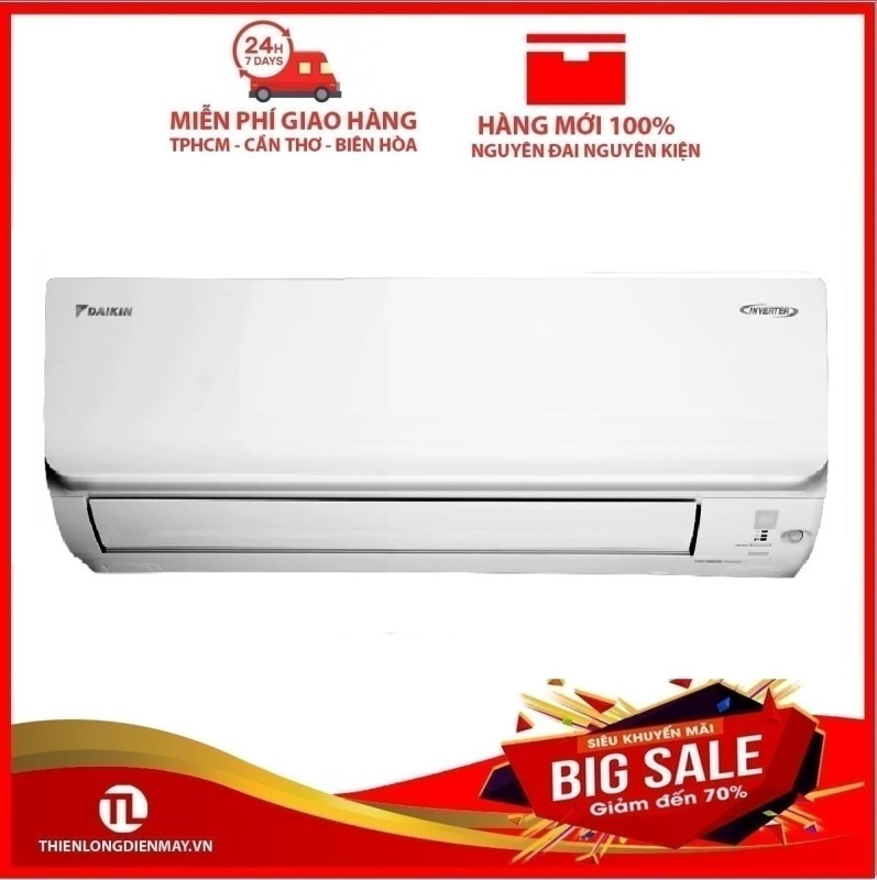 Bảng giá Điều hòa treo tường Daikin 1 chiều Inverter 12.000 BTU - 1.5 HP( FTKC35UAVMV/ RKC35UAVMV )