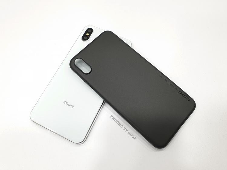 ỐP LƯNG MEMUMI MỎNG MỜ NHÁM  - IPHONE XS MAX