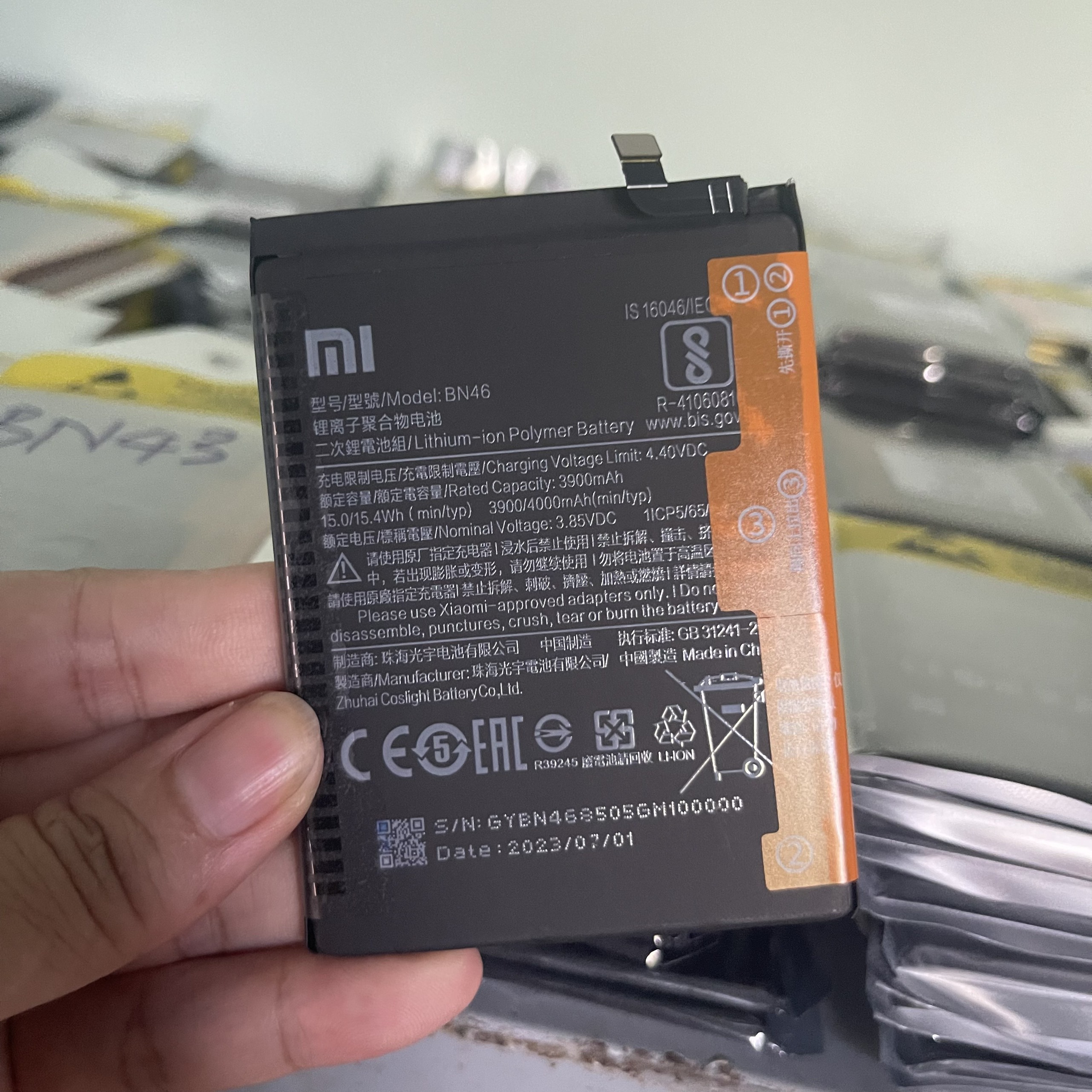 Pin điện thoai bn46 /redmi 7 / redmi note 8 zin