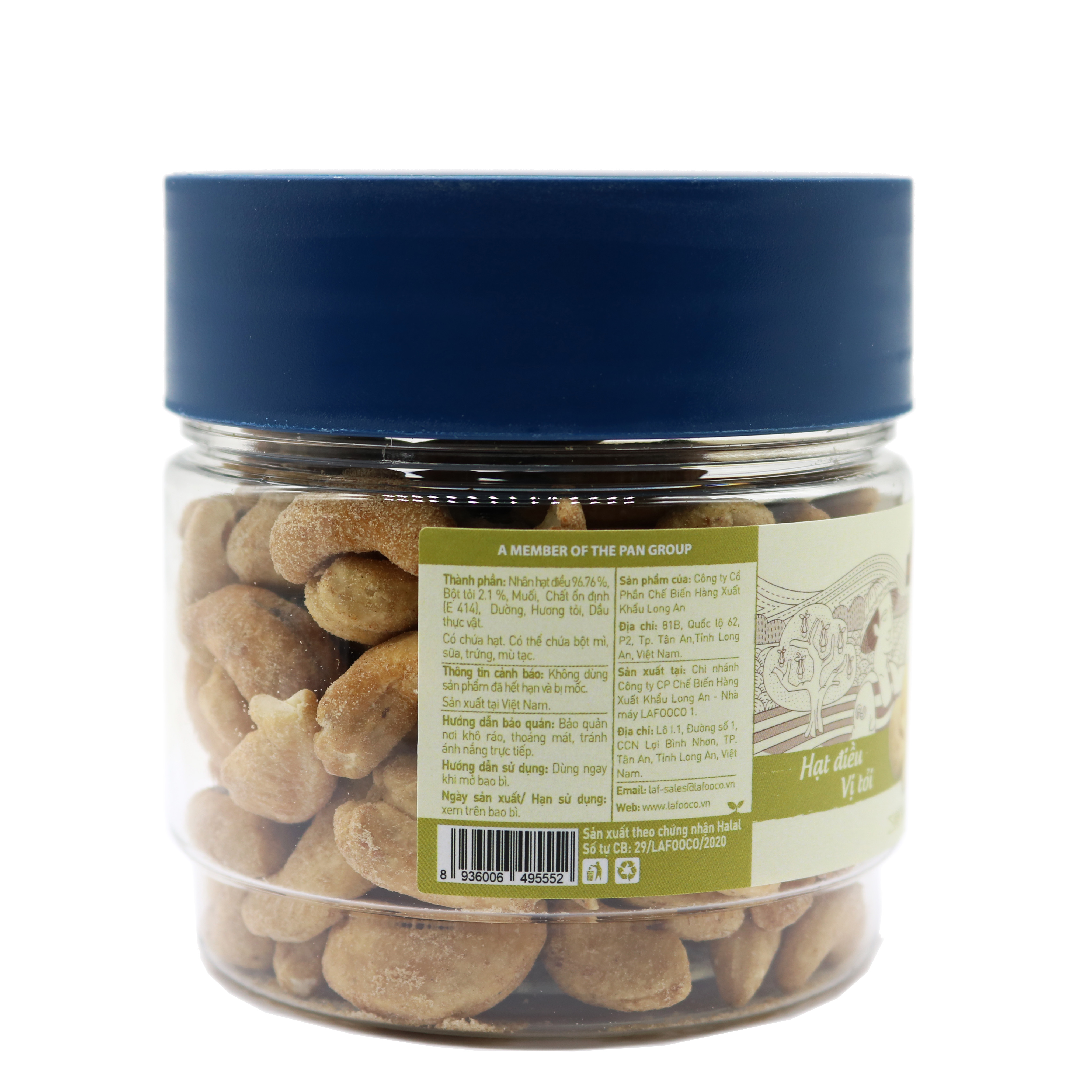 Hạt điều LAFOOCO vị tỏi hủ 200g