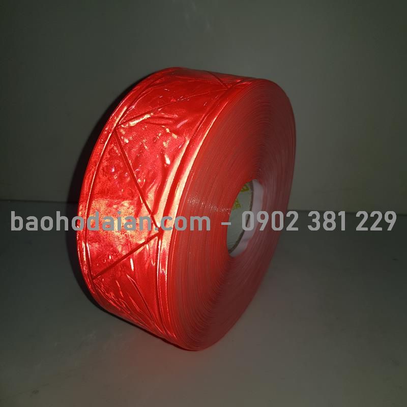 Cuộn dây phản quang nhựa trơn, W bản 5cm*50m