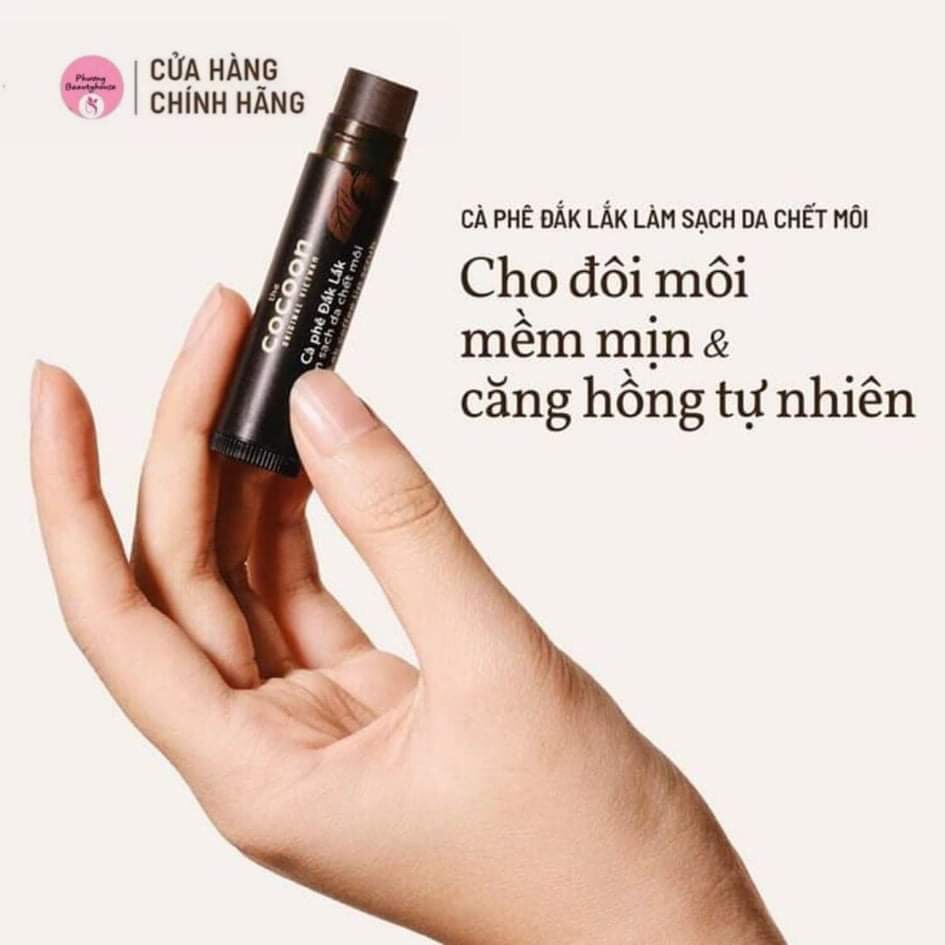 Tẩy Tế Bào Chết Môi Cocoon Từ Cà Phê Đắk Lắk 5g