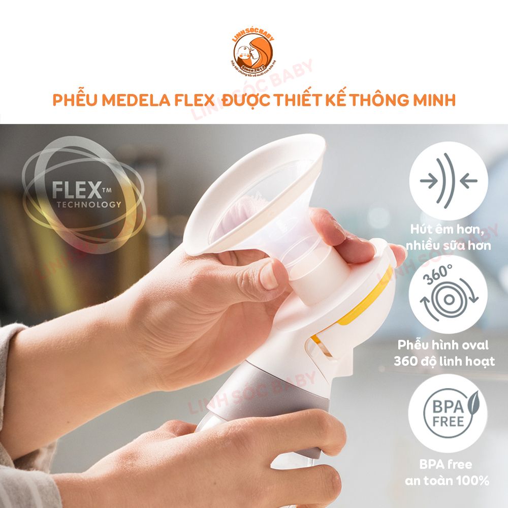 Phễu máy hút sữa Flex cho máy Pump In Style, Sonata, Swing, Freestyle, Harmony