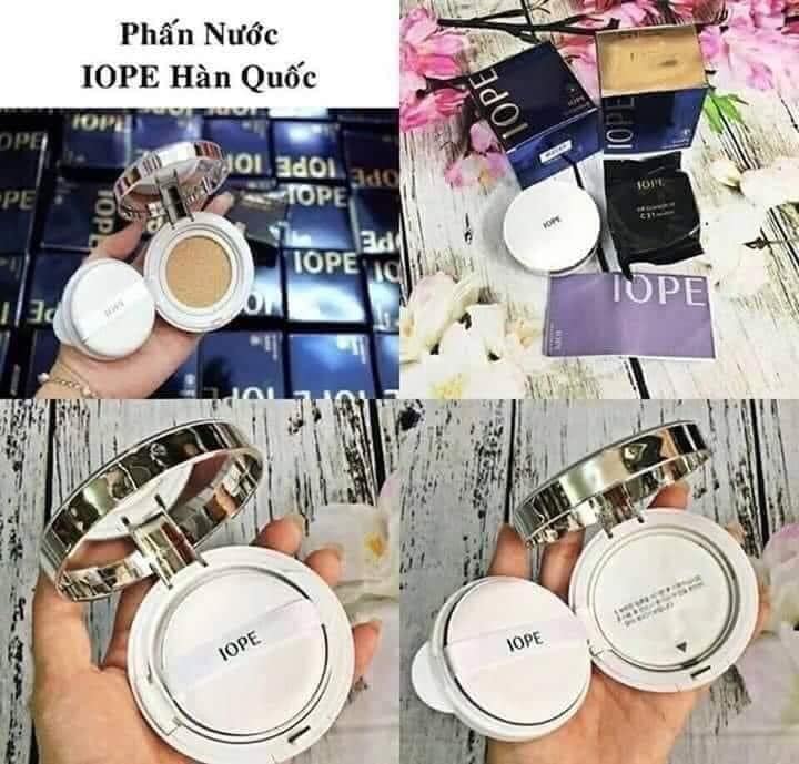 PHẤN NƯỚC IOPE TẶNG KÈM LÕI SƠ CUA