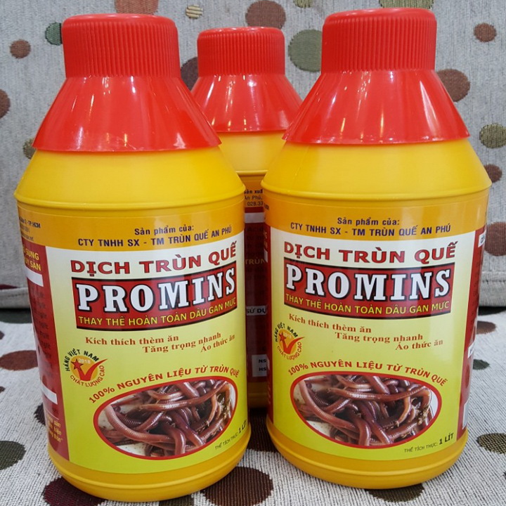 Dịch trùn quế Promins nuôi lươn can 5 lit