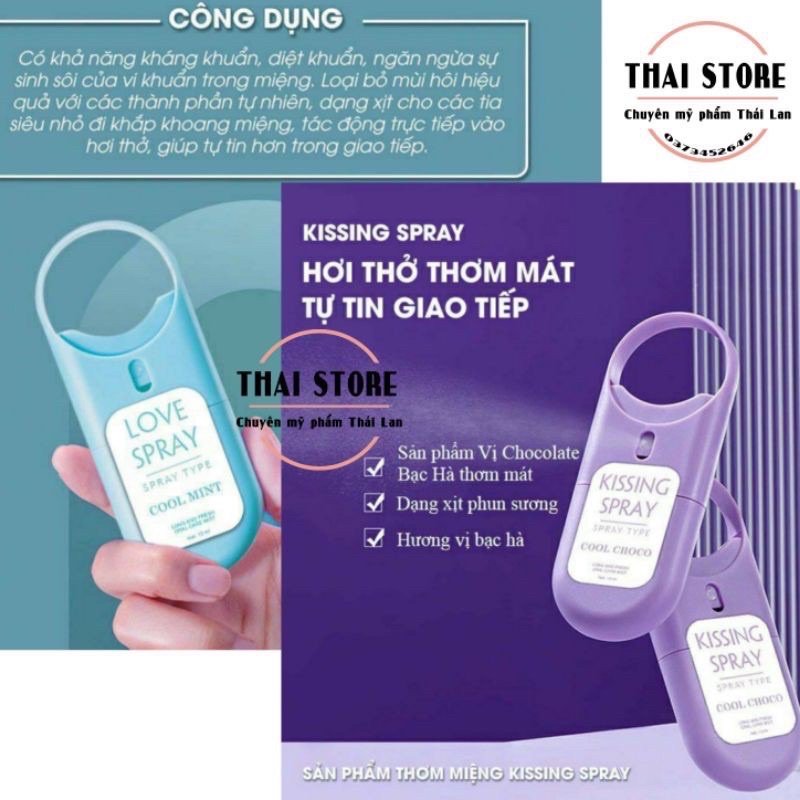 [Chính hãng] Xịt thơm miệng Qlady hai mùi