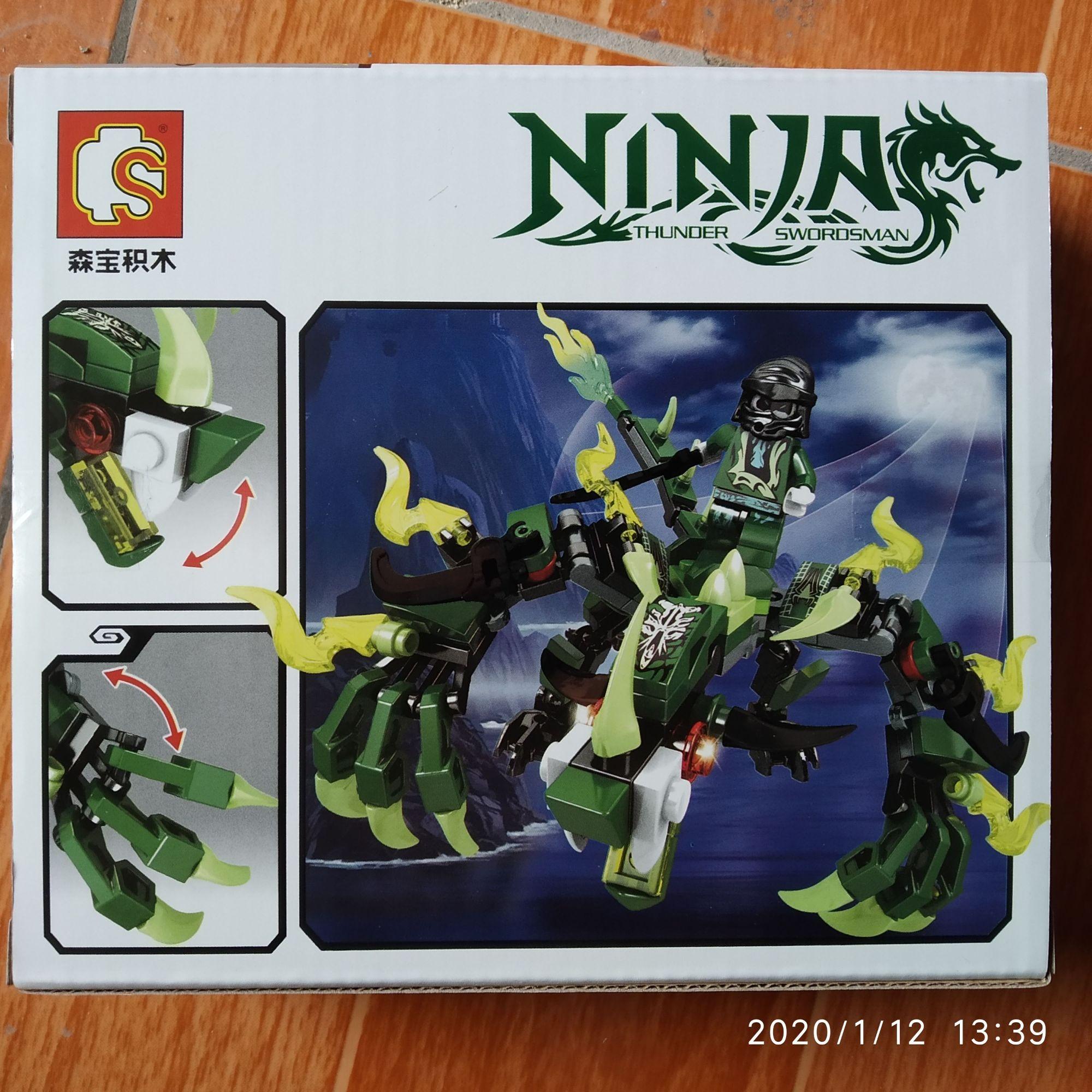 Bộ lắp ráp Lego senbao ninja rồng 8600 - 8603.
