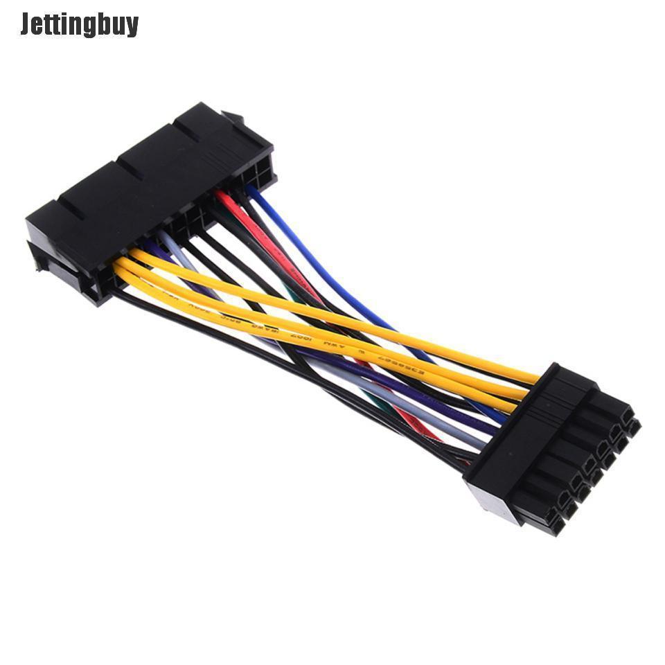 Jettingbuy 24Pin 24P To 14Pin ATX Power Supply Cord Adapter Cable For Lenovo Ibm Dell H81