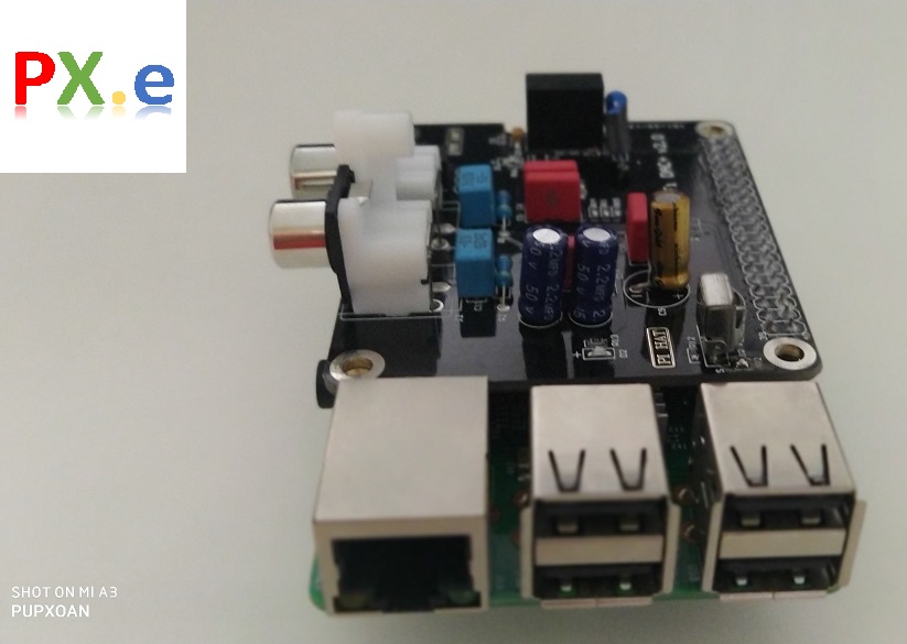 Bộ kit Music serve Raspberry + Hifi Berry DAC Plus PCM5122