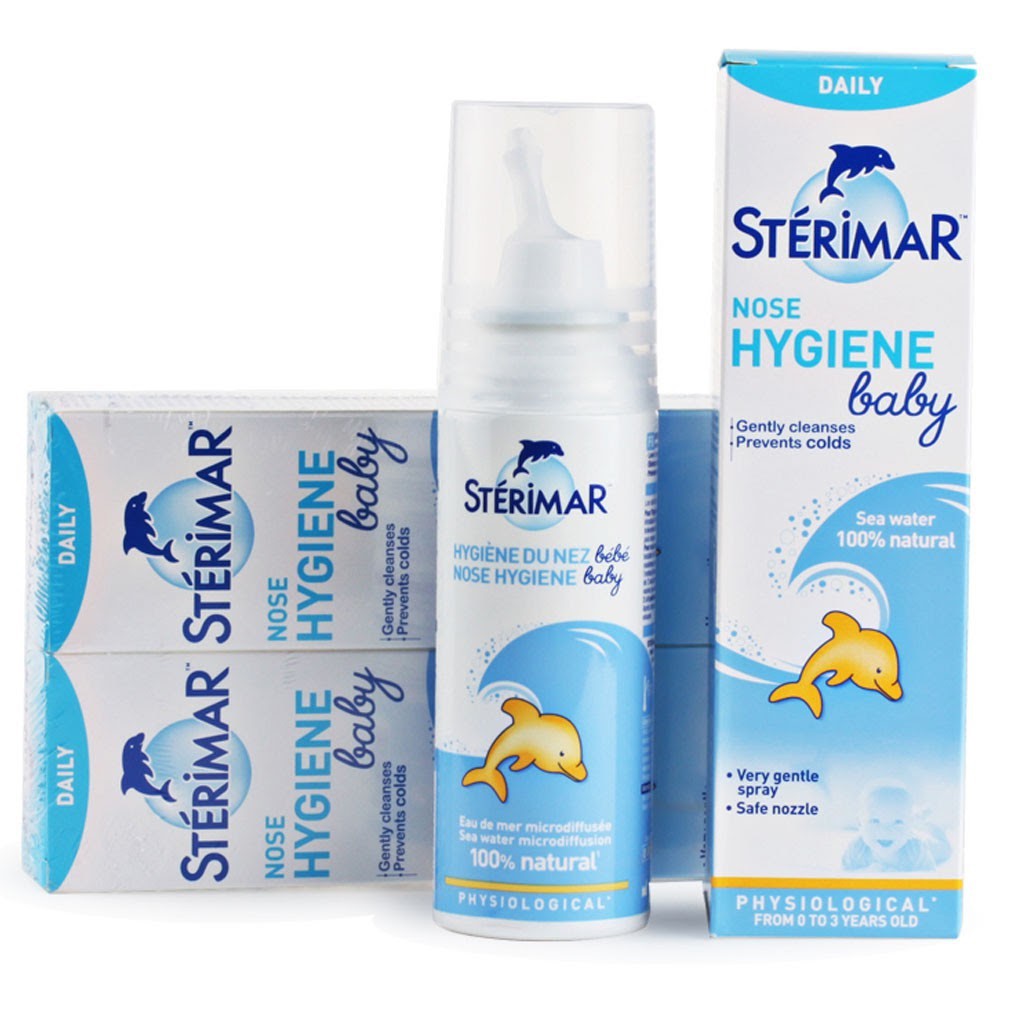 [HCM] Xịt cá heo muối biển Sterimar cá heo Pháp 100ml.
