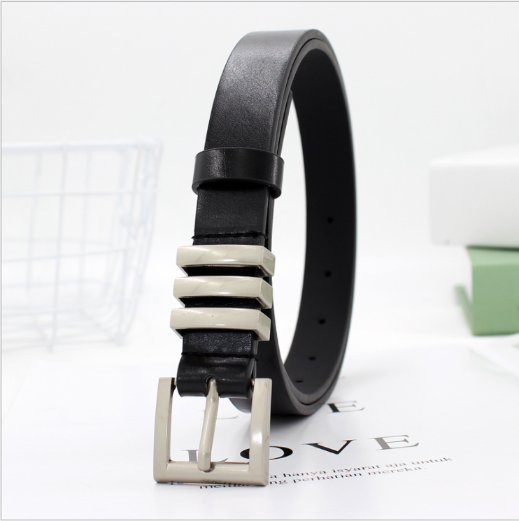 Thắt lưng nữ Nịt nữ bản 2.5cm mặt kóa kim thời trang