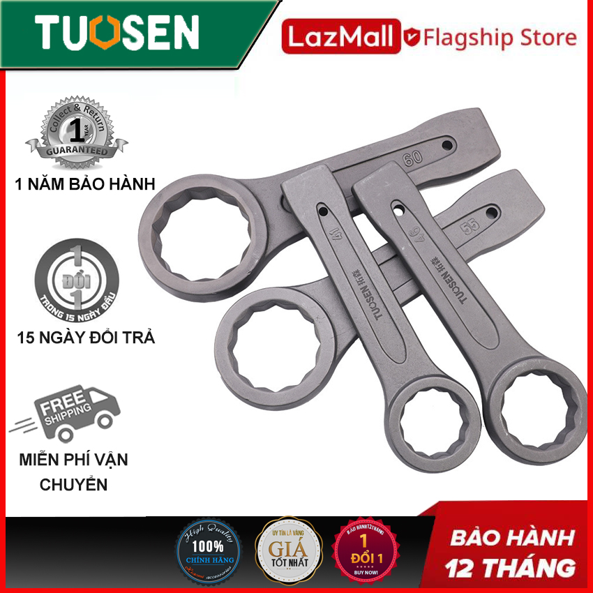 Cờ lê vòng miệng, Cờ lê 12 góc cạnh hoa thị, cờ lê đầu bông TUOSEN (từ số 24mm tới 115mm)