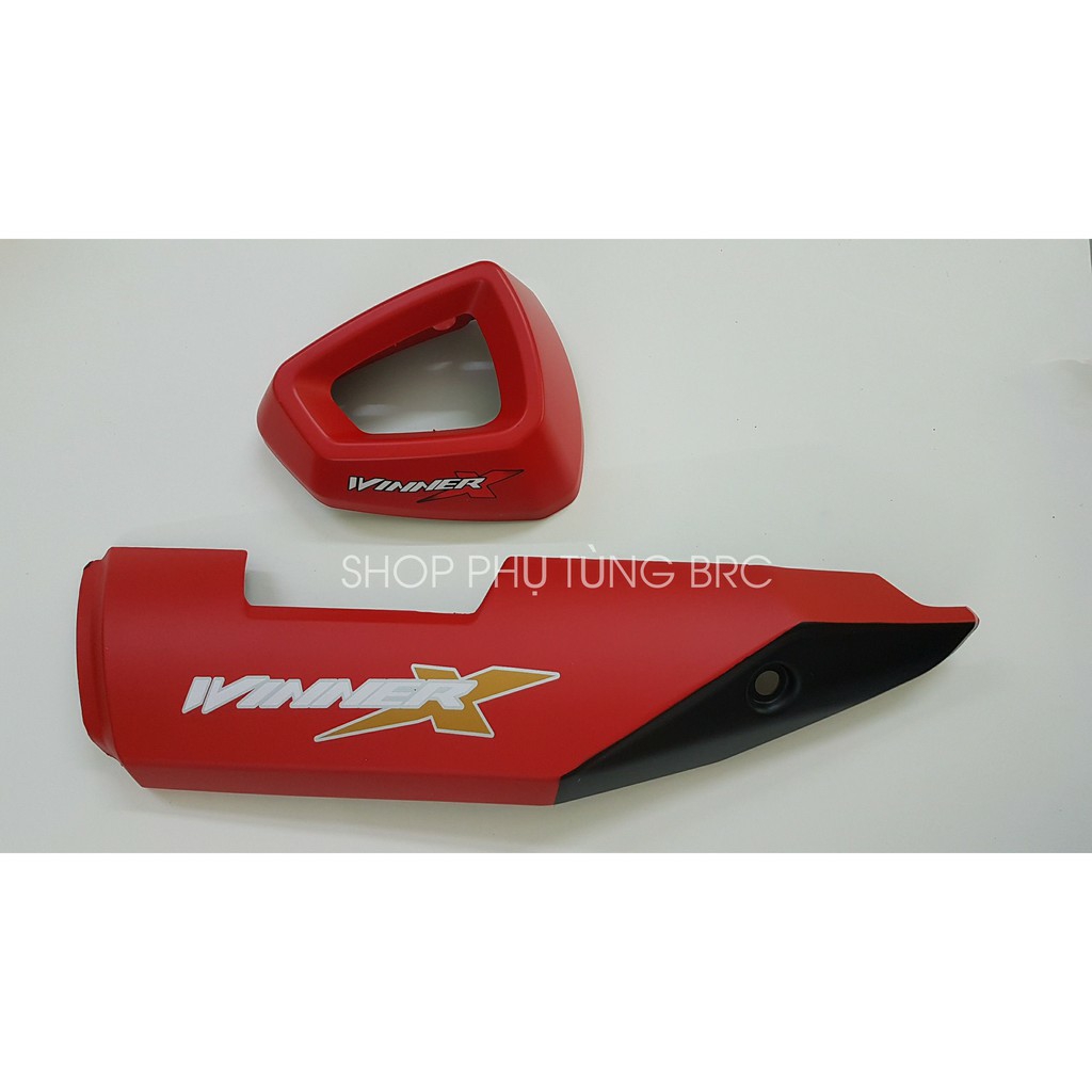 Bộ che pô và đuôi pô xe WINNER X 2019 -  2021, WINNER X V3 2022 ( dùng để thay thế che pô zin theo xe )