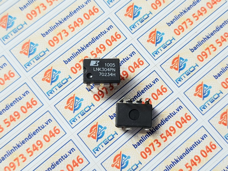 Combo 4 chiếc LNK304PN, LNK304P, LNK304 IC nguồn DIP-7 hãng PI