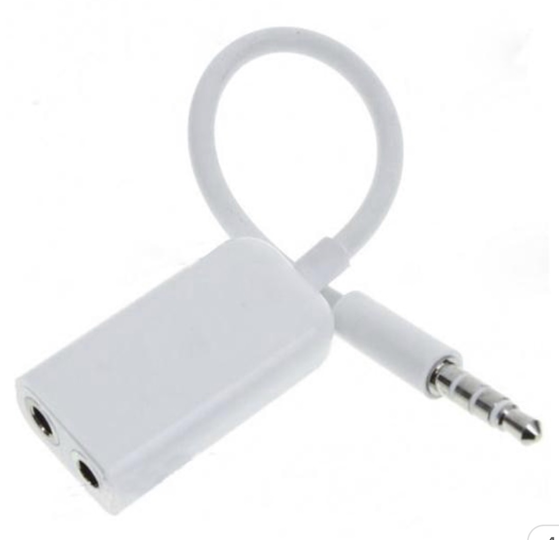 Cáp chia tai nghe 2 cổng 3.5mm