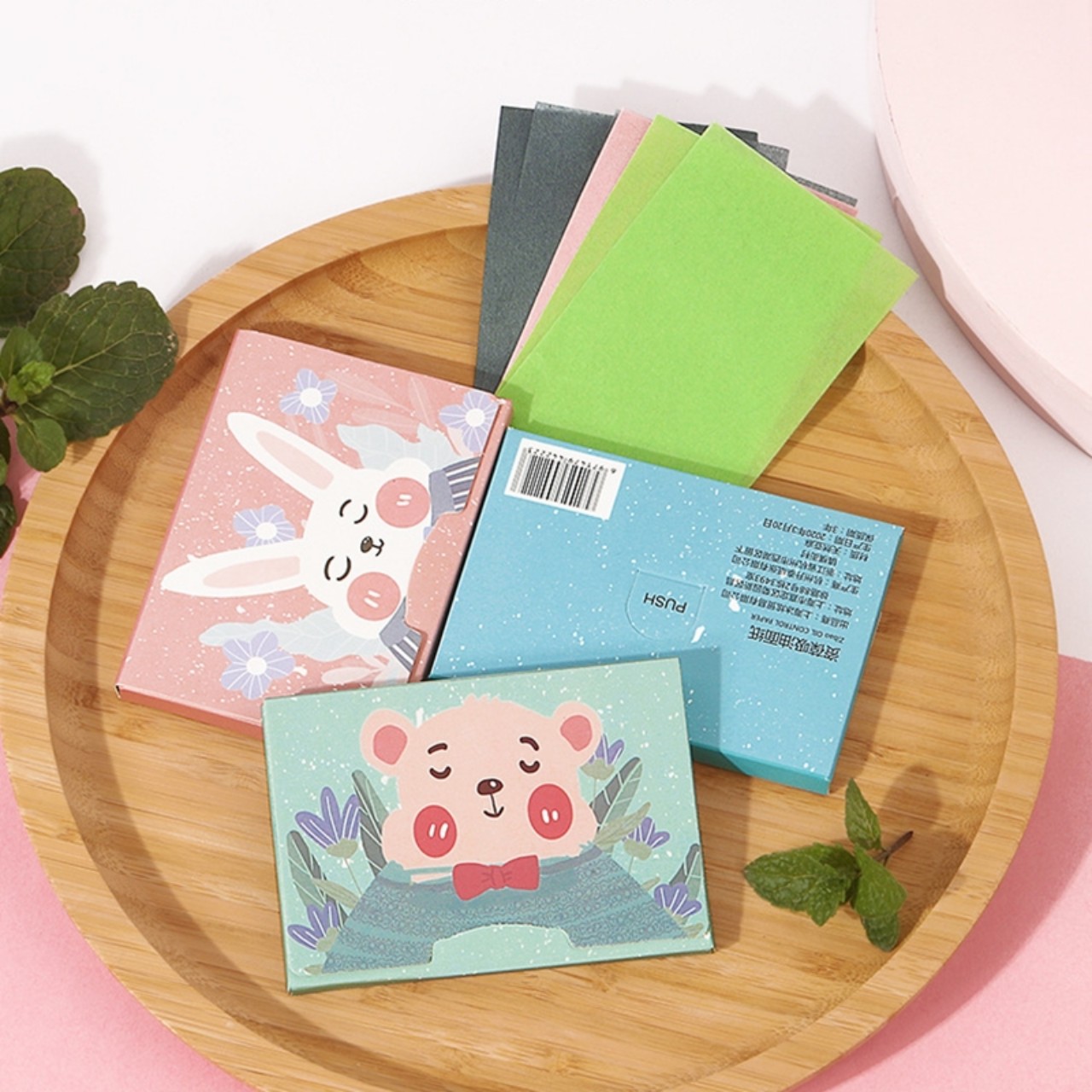 GIẤY THẤM DẦU CÓ MÙI HƯƠNG GÓI 100 MIẾNG