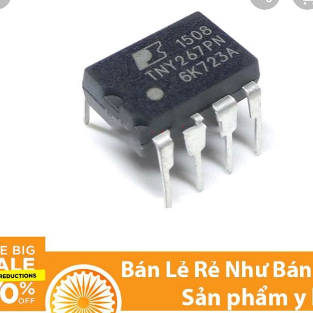 Linh kiện ic nguồn tyn 267 giá 3 chiếc