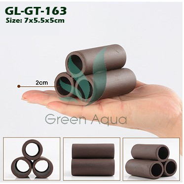 Đồ gốm trang trí bể cá, bể tép cảnh