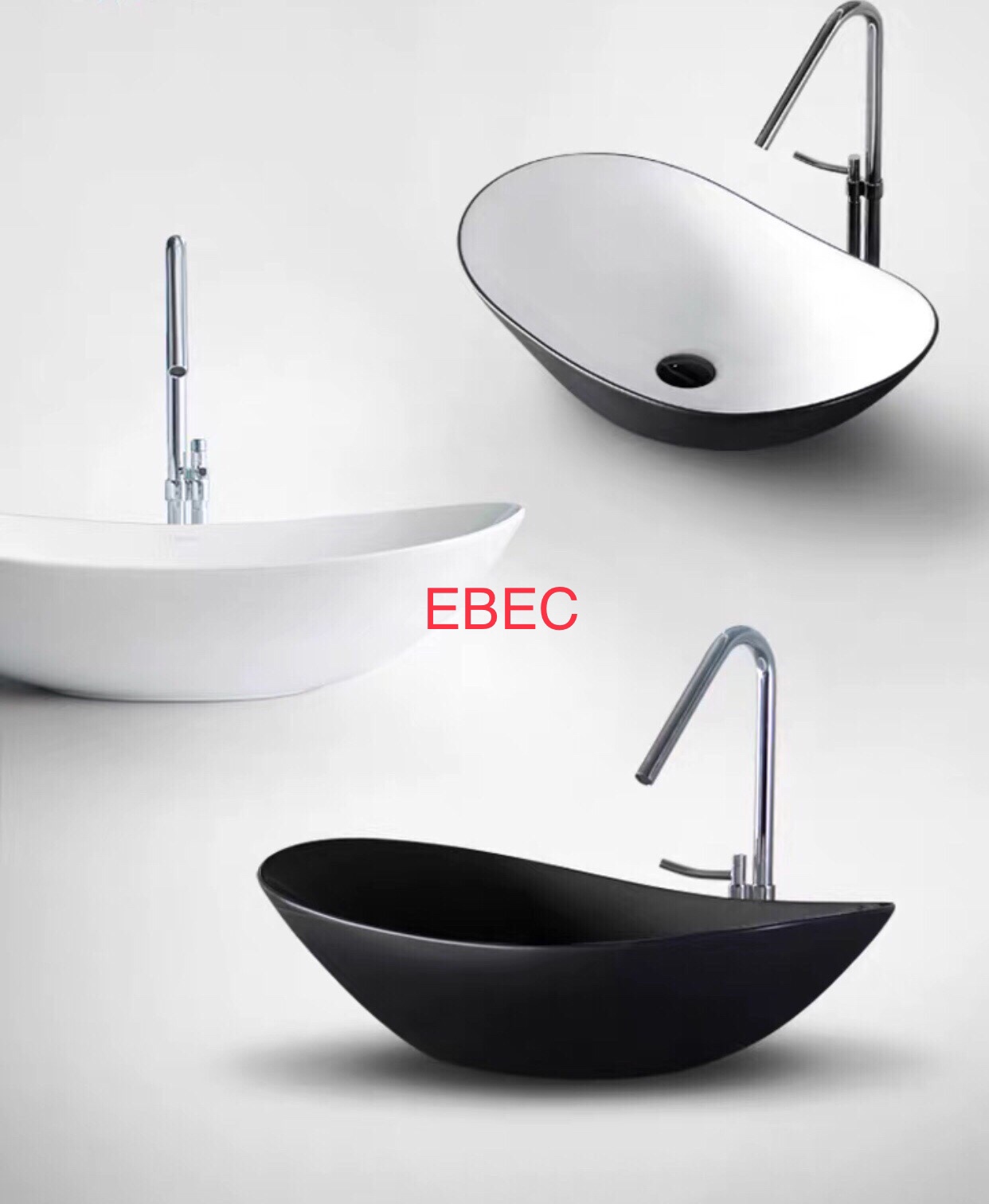 Chậu Lavabo rửa mặt đặt bàn cao cấp EBEC LV-03