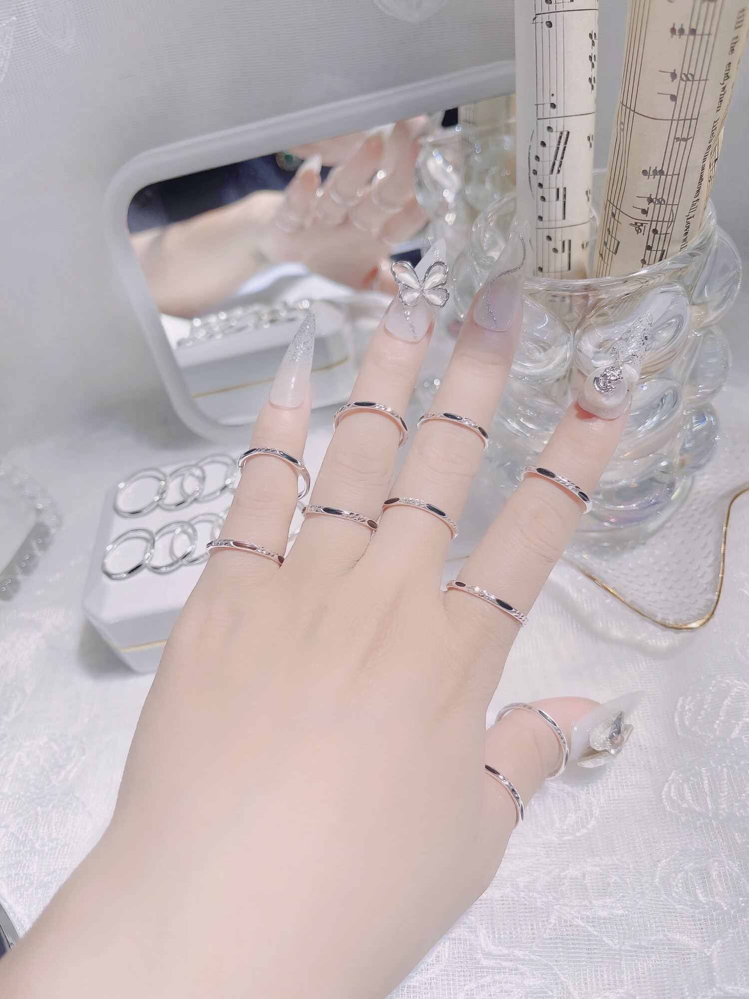 Nhẫn nữ THJ Bạc ta may mắn - THJ SILVER