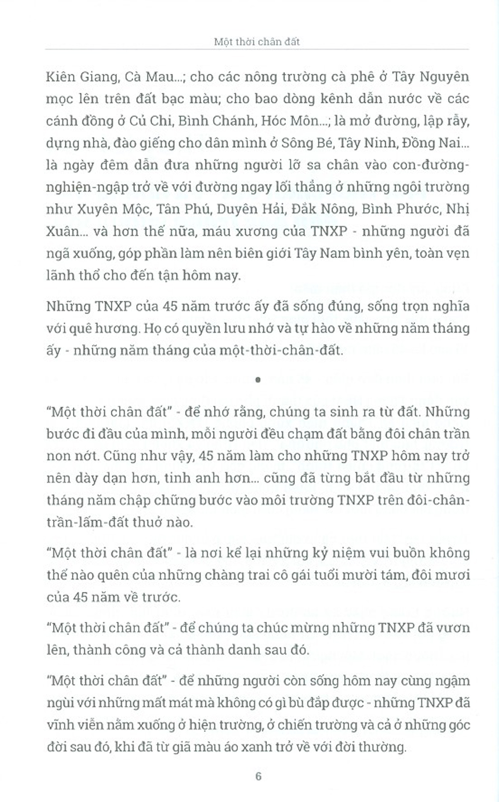 Một Thời Chân Đất