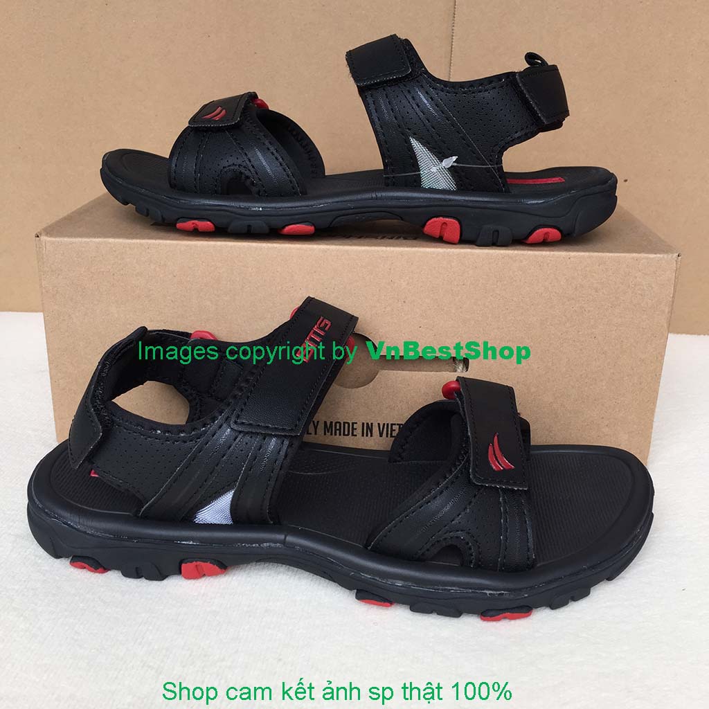 Dép Sandal Si Cao Su Nam Biti's DRM042600DEN (Đen)