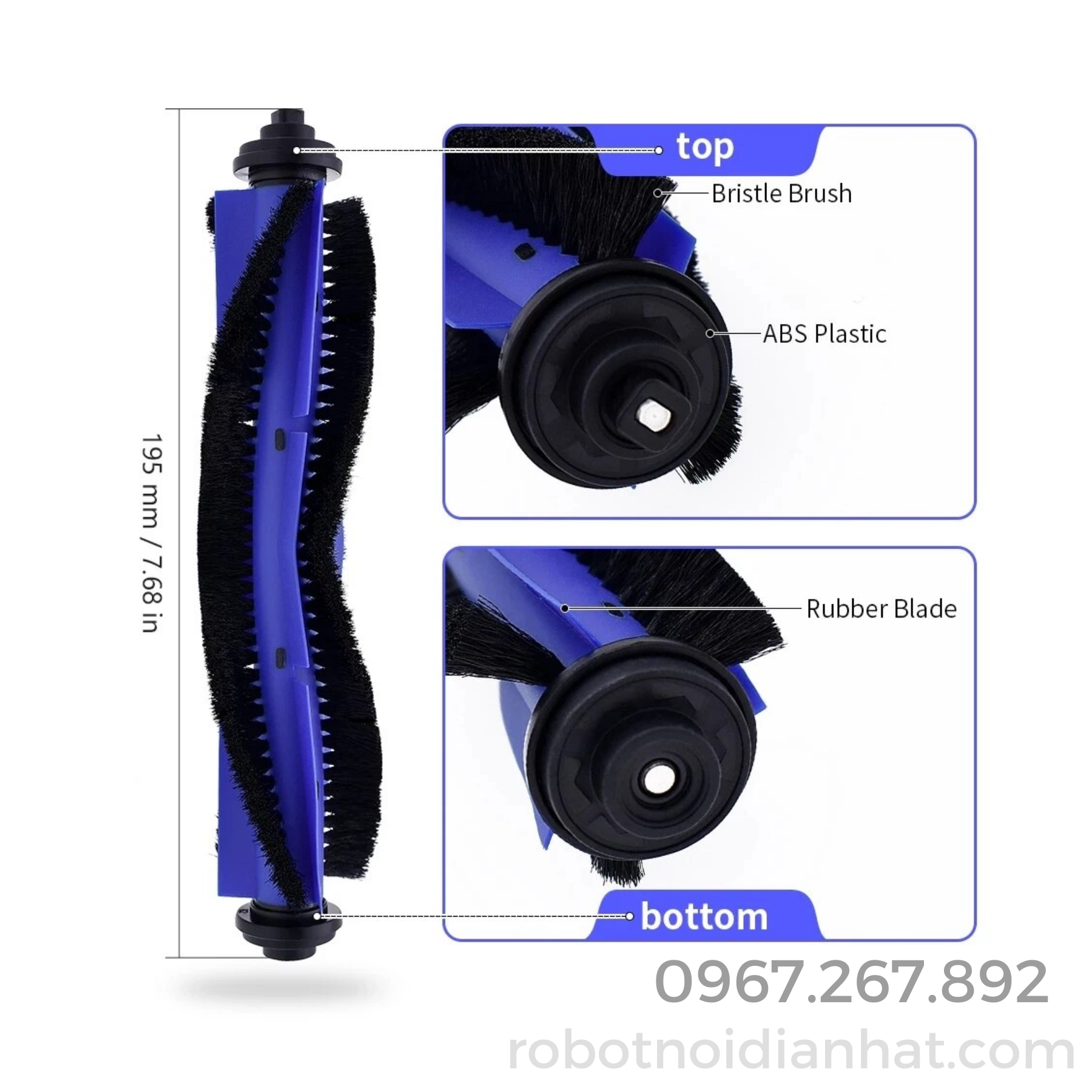 Chổi cuộn rulo robot hút bụi Anker Eufy RoboVac L70
