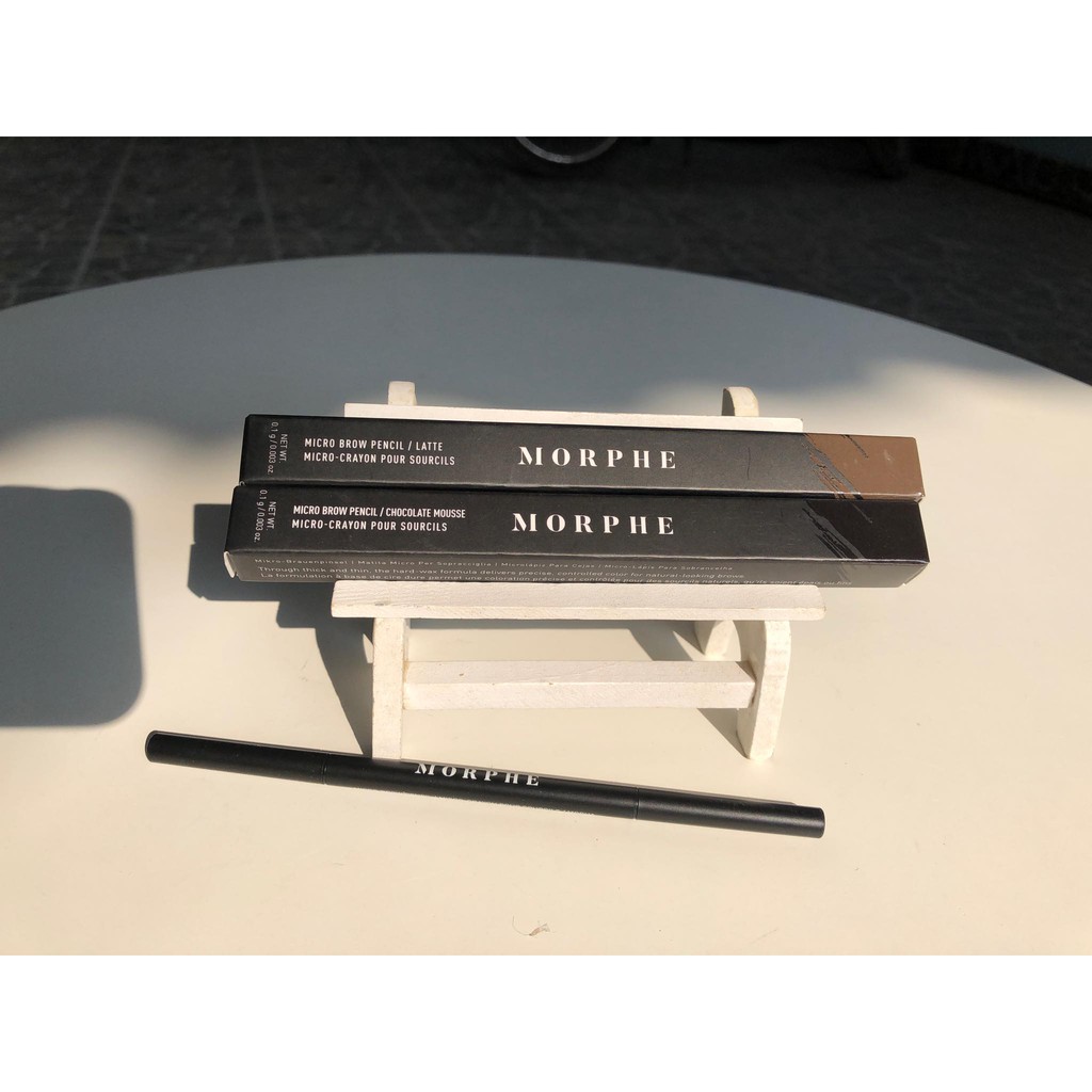 Chì kẻ mày phẩy sợi morphe micro brown pencil