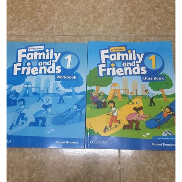 Sách Nhập - Family and Friend 1- 2nd- CB+ WB - Bản Gốc, Chất Liệu Cao- Childrens Book