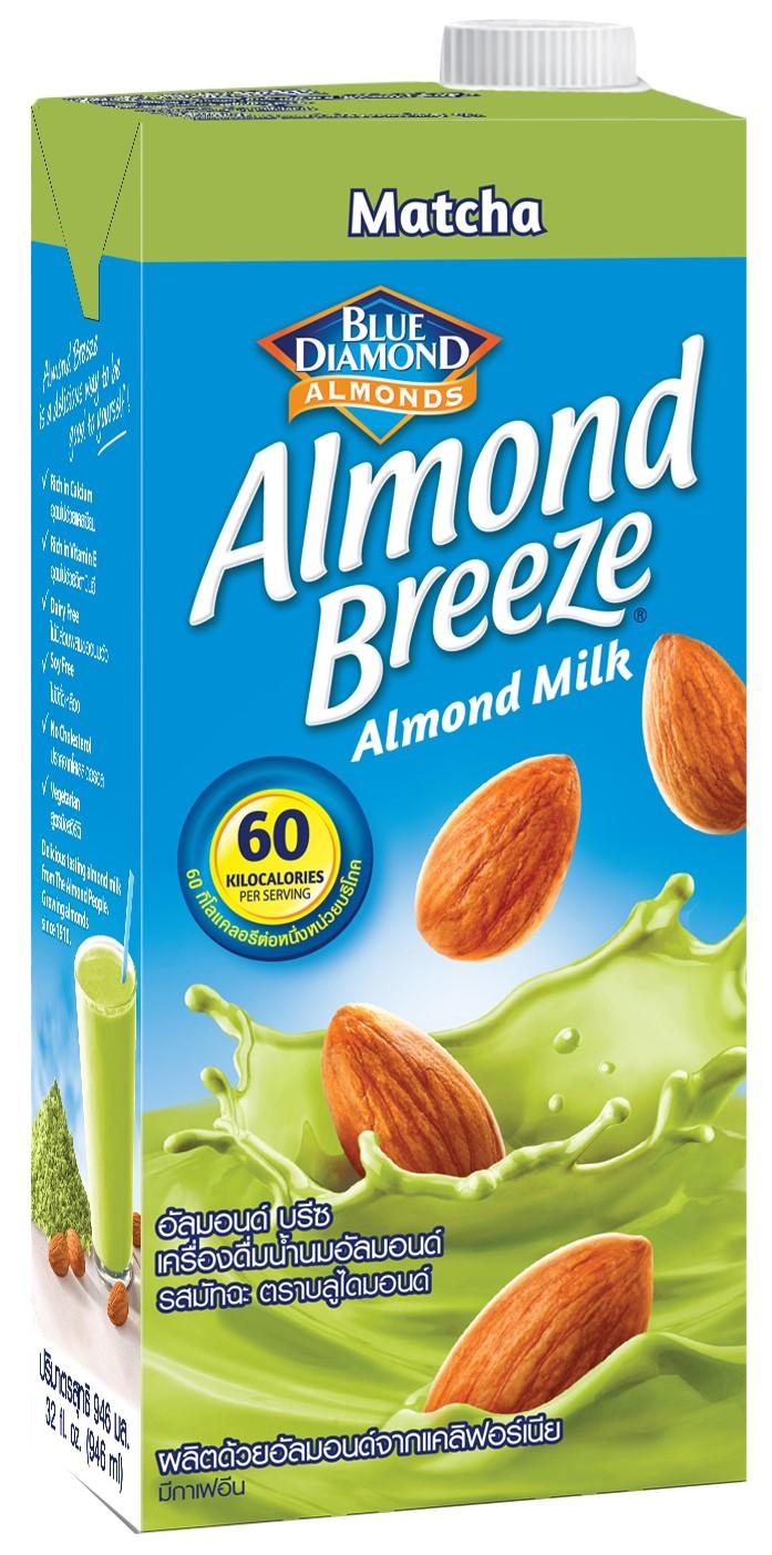 [ Hộp 946ml ] Sữa Hạt Hạnh Nhân ALMOND BREEZE vị Matcha 946ml