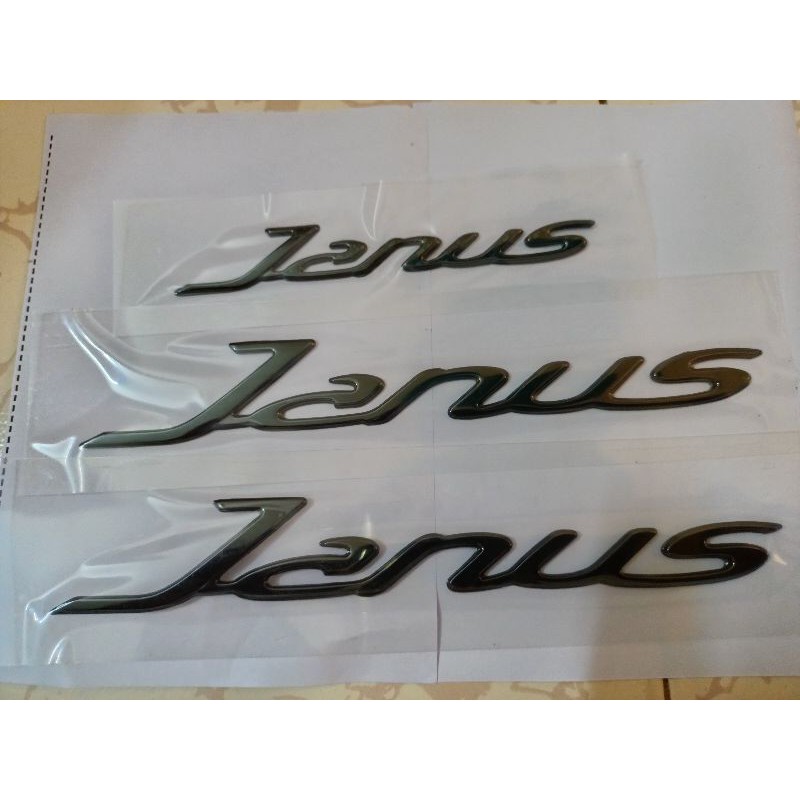 Bộ tem nổi Janus màu đen new hàng nhập Thái Lan