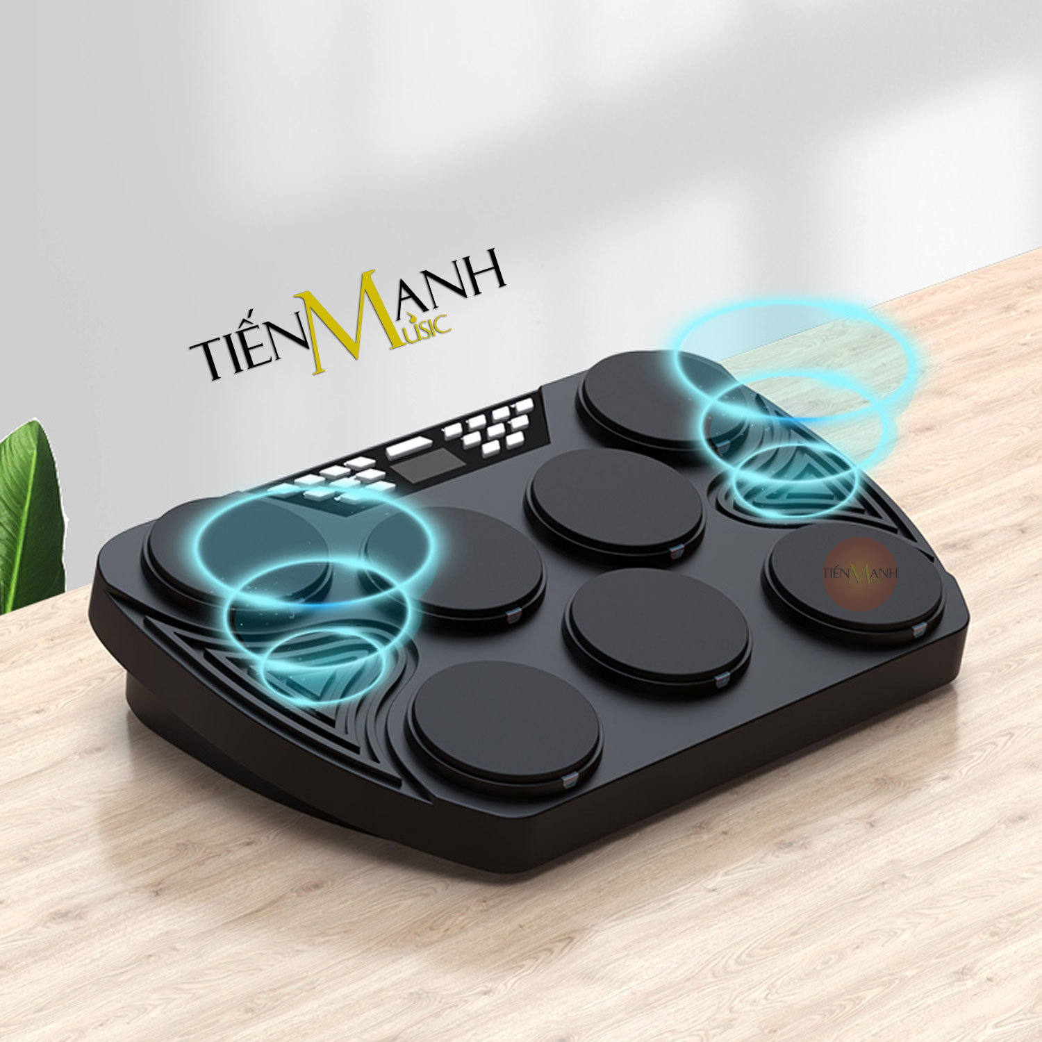 [Bluetooth, Chính Hãng] Bộ Trống Điện Tử Konix ED01, ED02 Ultra-Portable 7&9 Pad Electronic Digital Drum Kit ED1, ED2