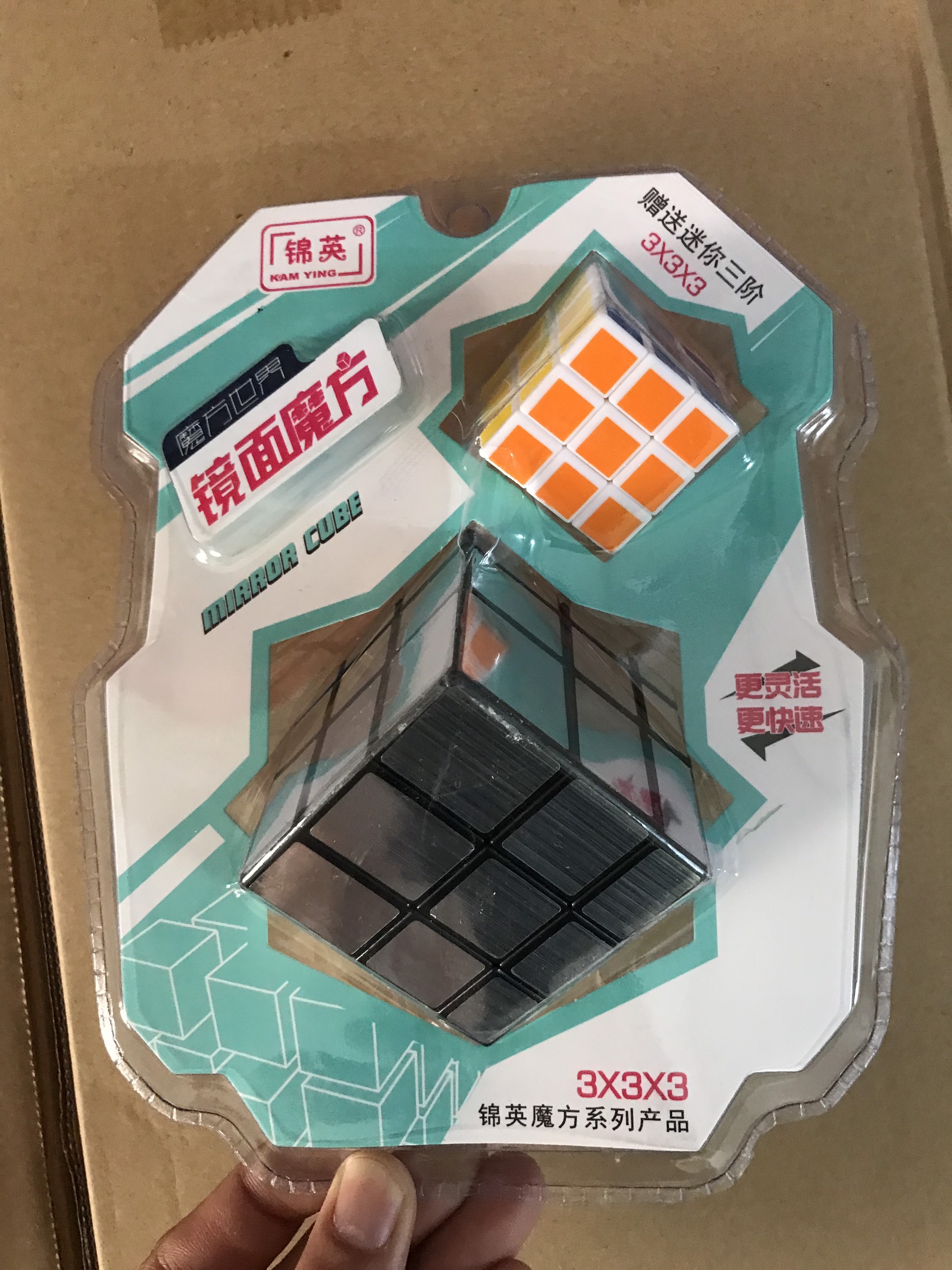 Rubik Biến Thể Mirror Cube 3x3 Rubik Gương {Kèm 1 Rubik 3x3 mini}