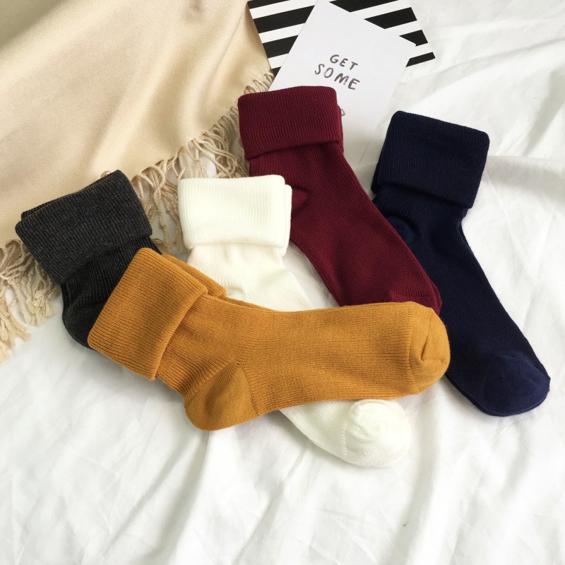Tất cao cổ len tăm Hàn Quốc