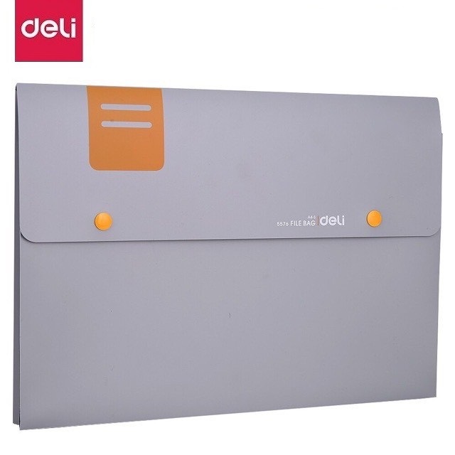 Cặp tài liệu 2 ngăn a4 deli 5576