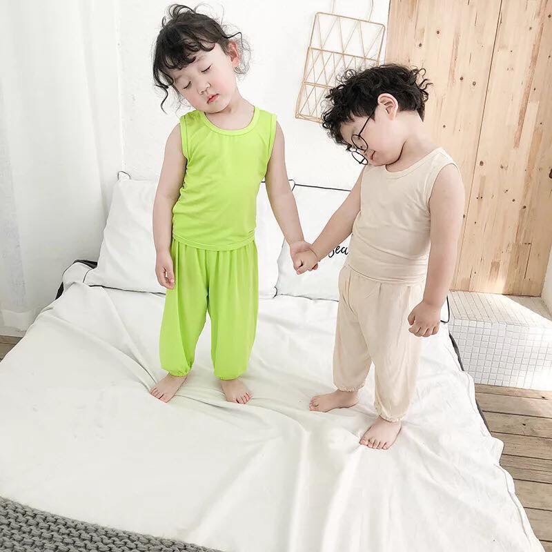 COMBO 2 BỘ ALIBABA THẦN THÁNH CHẤT THUN LẠNH CHO BÉ