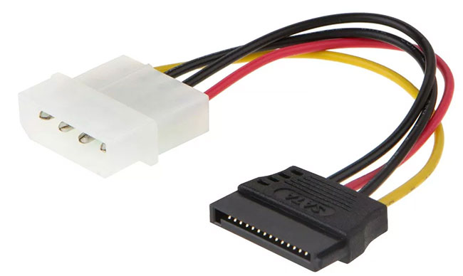 Cáp nguồn SATA cho ổ cứng SSD, HDD, DVD ROM