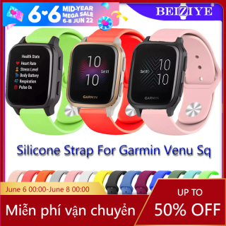 Đồng hồ thông minh Garmin Venu SQ Đồng hồ thể thao silicon Dây đeo cổ tay garmin Venu Sq music Đồng hồ thay thế dây silicon mềm thumbnail