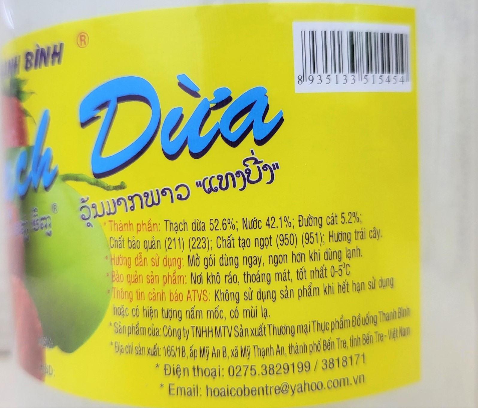 [Ca 1 Kg] THẠCH DỪA [VN] THANH BÌNH Jelly