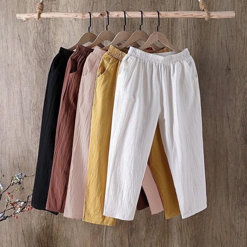 Quần Baggy Đũi Cạp Chun siêu Mát Mindoo.vn DC