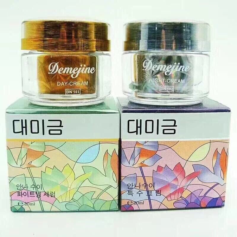 KEM XÓA MỤN, DƯỠNG TRẮNG, MỜ THÂM DEMEJINE HÀN QUỐC BAN NGÀY