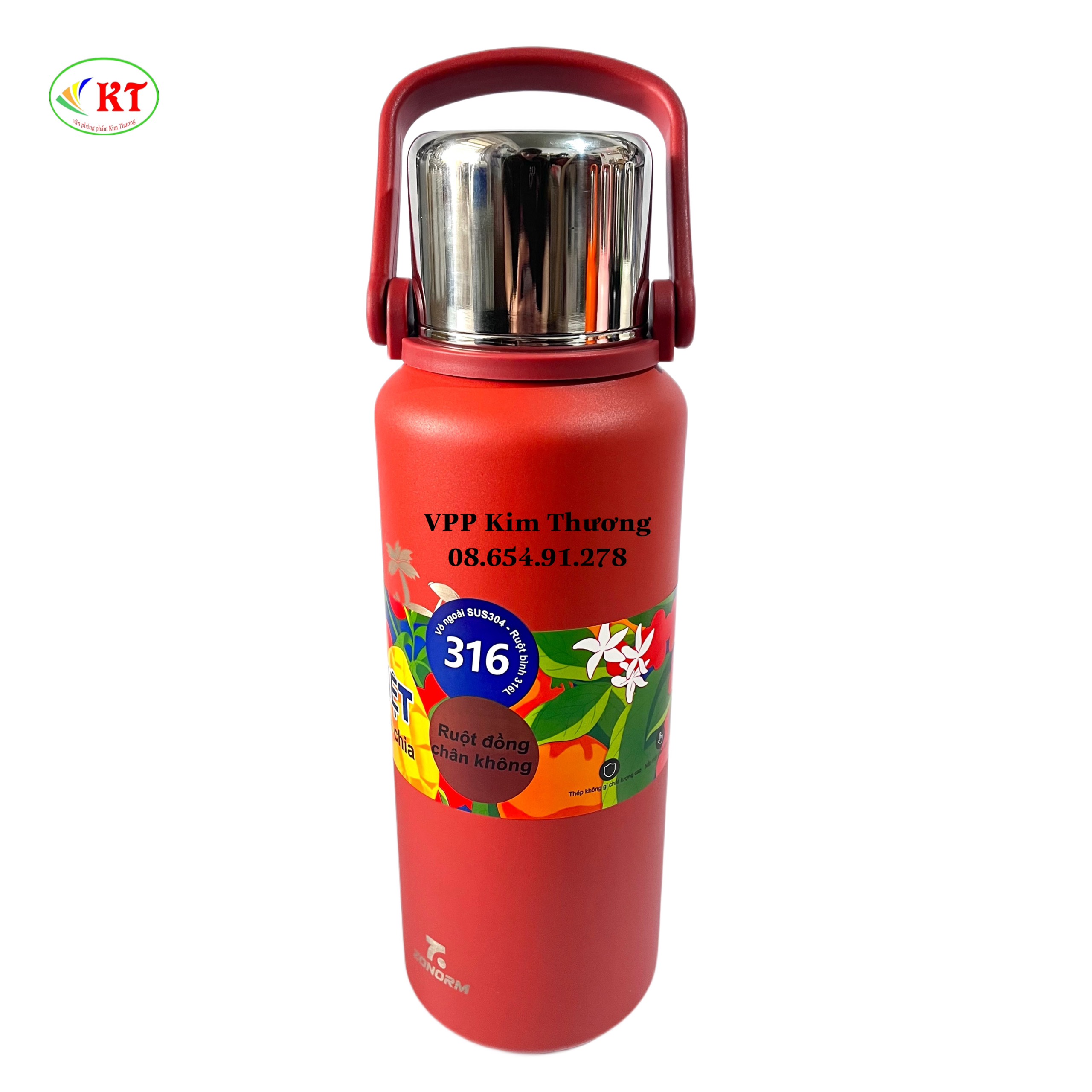 Bình nước giữ nhiệt (ZONORM) INOX 316 - 1500ml