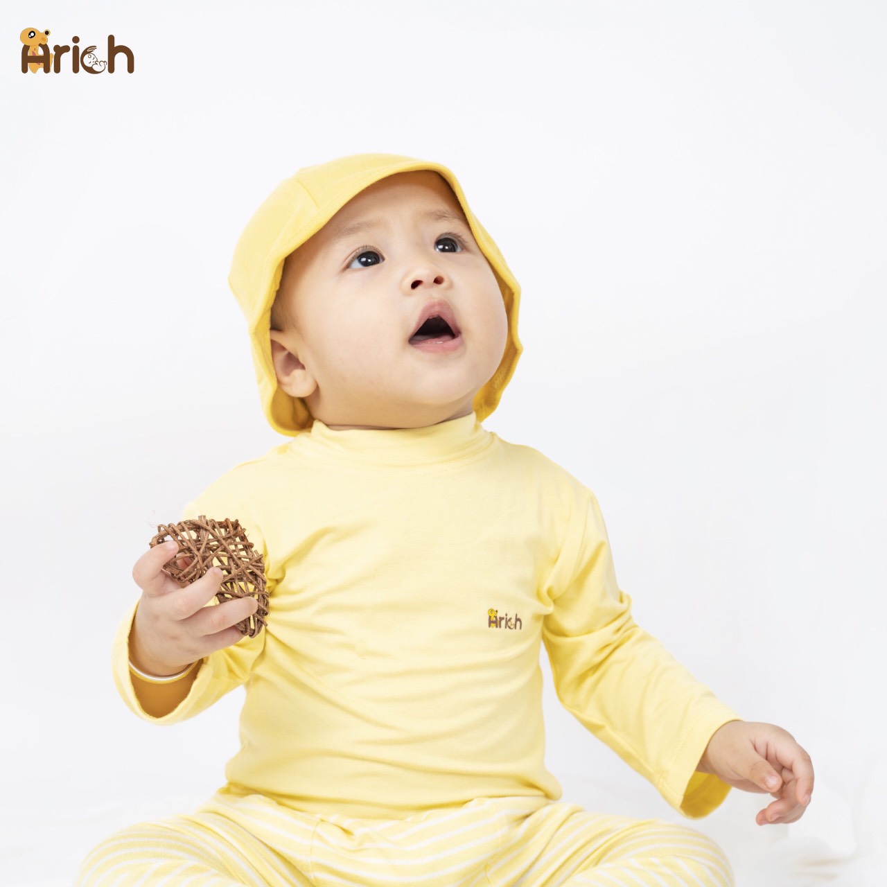Áo  CỔ LỌ dài tay giữ nhiệt 3cm cho bé
